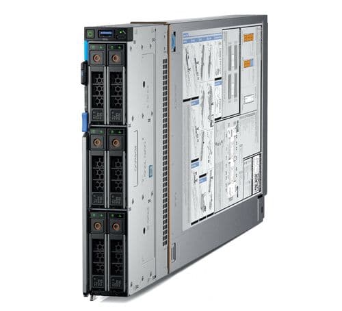 New Dell PowerEdge MX740c 2x 10C Gold 5215 1024GB Ram 5x 3.84TB SSD Blade Server