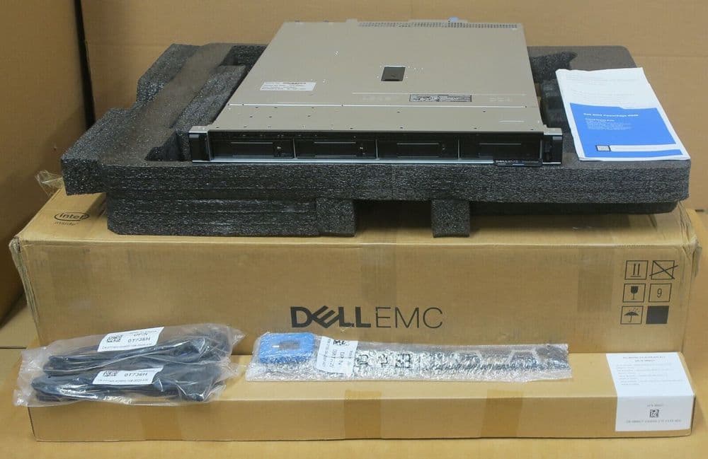 NEW Dell PowerEdge R340 Six-Core E-2286G 32GB Ram 4x 3 5