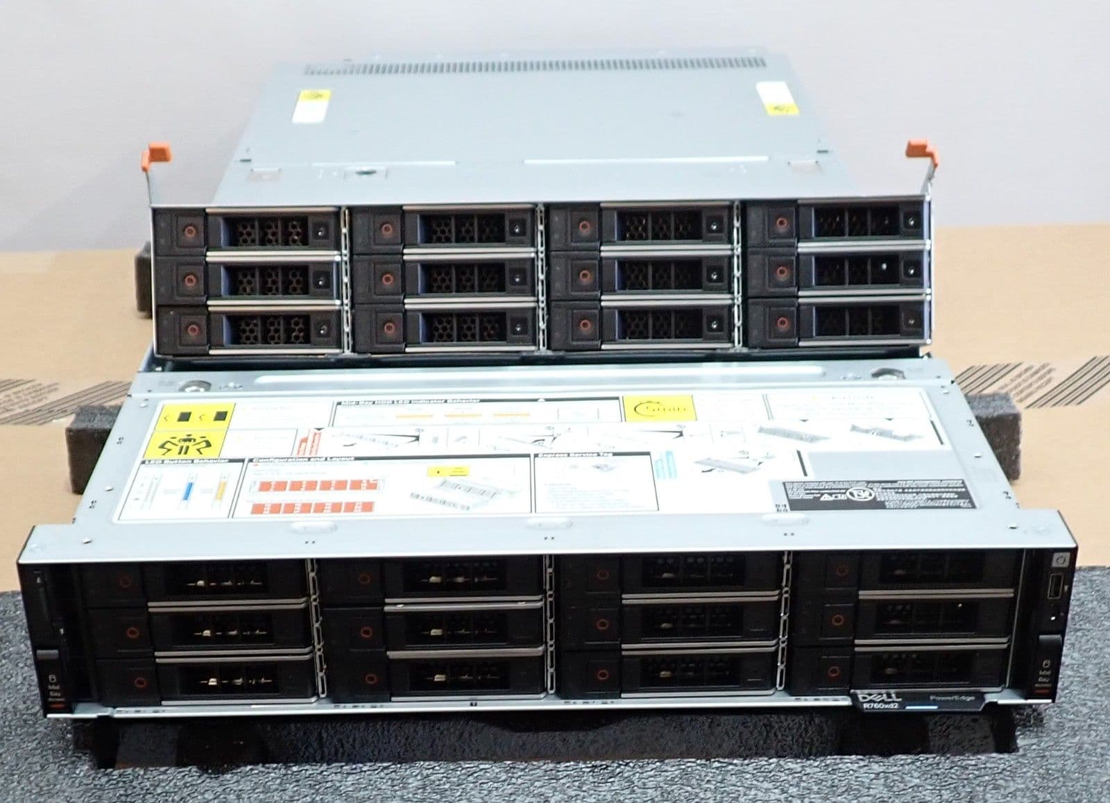 NEW Dell PowerEdge R760XD2 16C Gold 5416S 16GB RAM 12x 12TB HDD 24-Bay ...