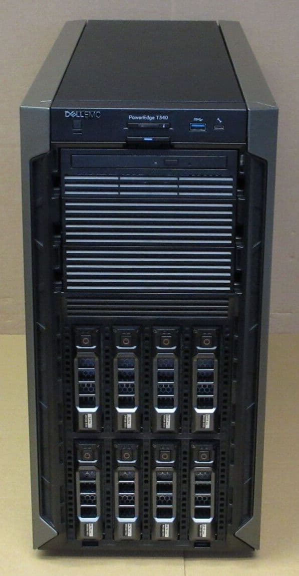 NEW Dell PowerEdge T340 Intel 6-Core E-2176G 64GB Ram 6 24TB SSD