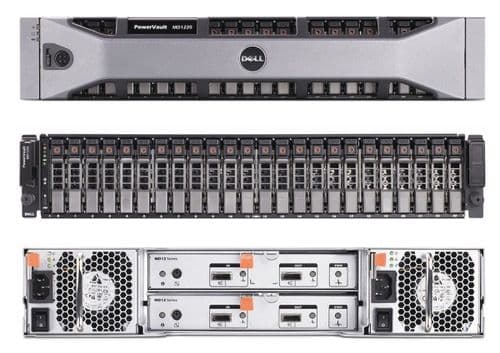 NEW Dell PowerVault MD1220 SAS Storage Array 12x 600GB 15k 2.5" Dual Controllers