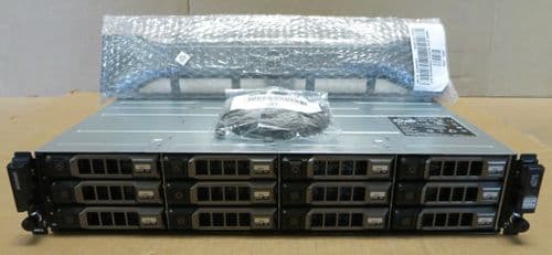 NEW Dell PowerVault MD3400 Storage Array 12 x 600GB SAS 2x 12G-SAS-4 Controllers
