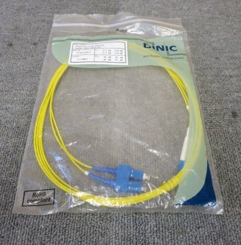 New Dinic LW-9-LCSC-3 Fibre optic cable OS1, 9µ, LC/SC single mode, 3m