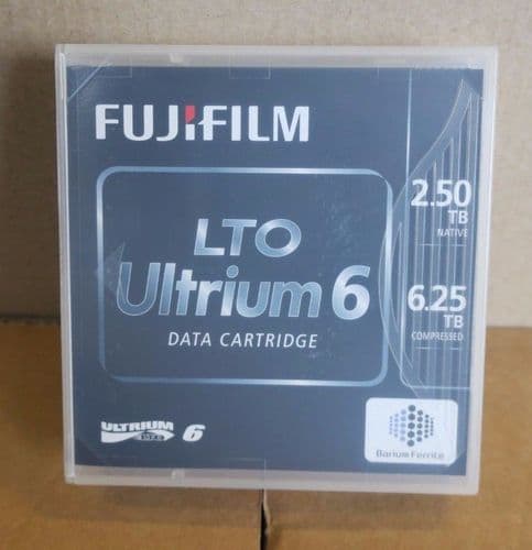 New Fujifilm LTO6 LTO Ultrium 6 Data Cartridge 2.50TB Native / 6.25TB Compressed