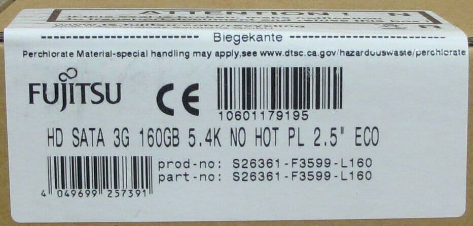 Fujitsu MJA2160BH SATA Hard Disk Drive visual data 7