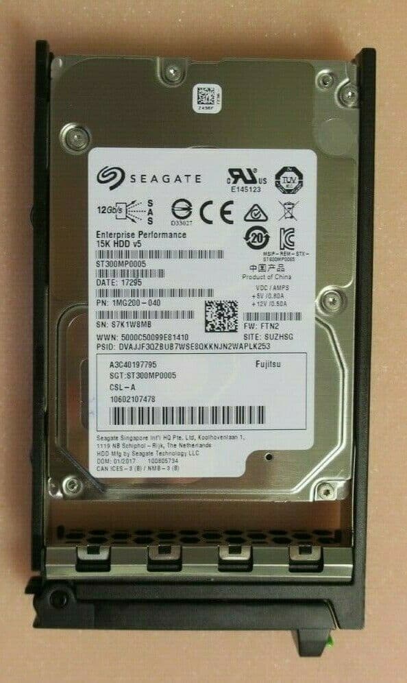 New Fujitsu 300GB 15K 2 5" 12Gb/s SAS Hard Drive HDD ST300MP0005 ...