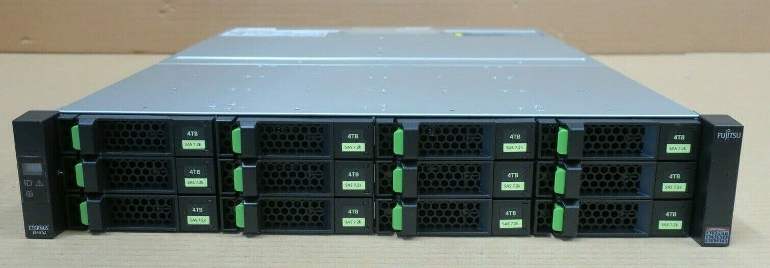 New Fujitsu Eternus CS800 S7 JBOD 12x 4TB HDD 1x IOM12G Module ETCS8 ...