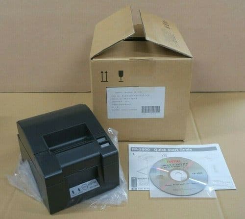 New Fujitsu FP-1000 Thermal Printer 180mm/s Dual I/F KA02066-D115 W/O AC Adapter