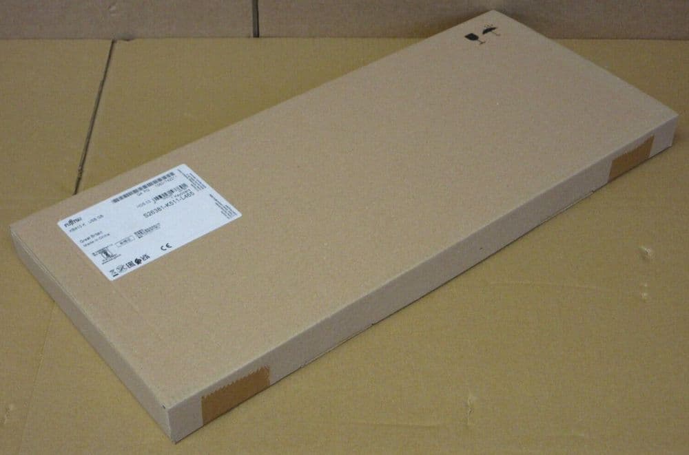 NEW Fujitsu KB410 Black QWERTY Full-Size UK USB Wired Keyboard S26381-K511-L465