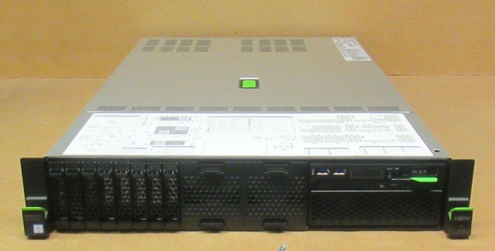 NEW Fujitsu Primergy RX2540 M4 8x 2 5