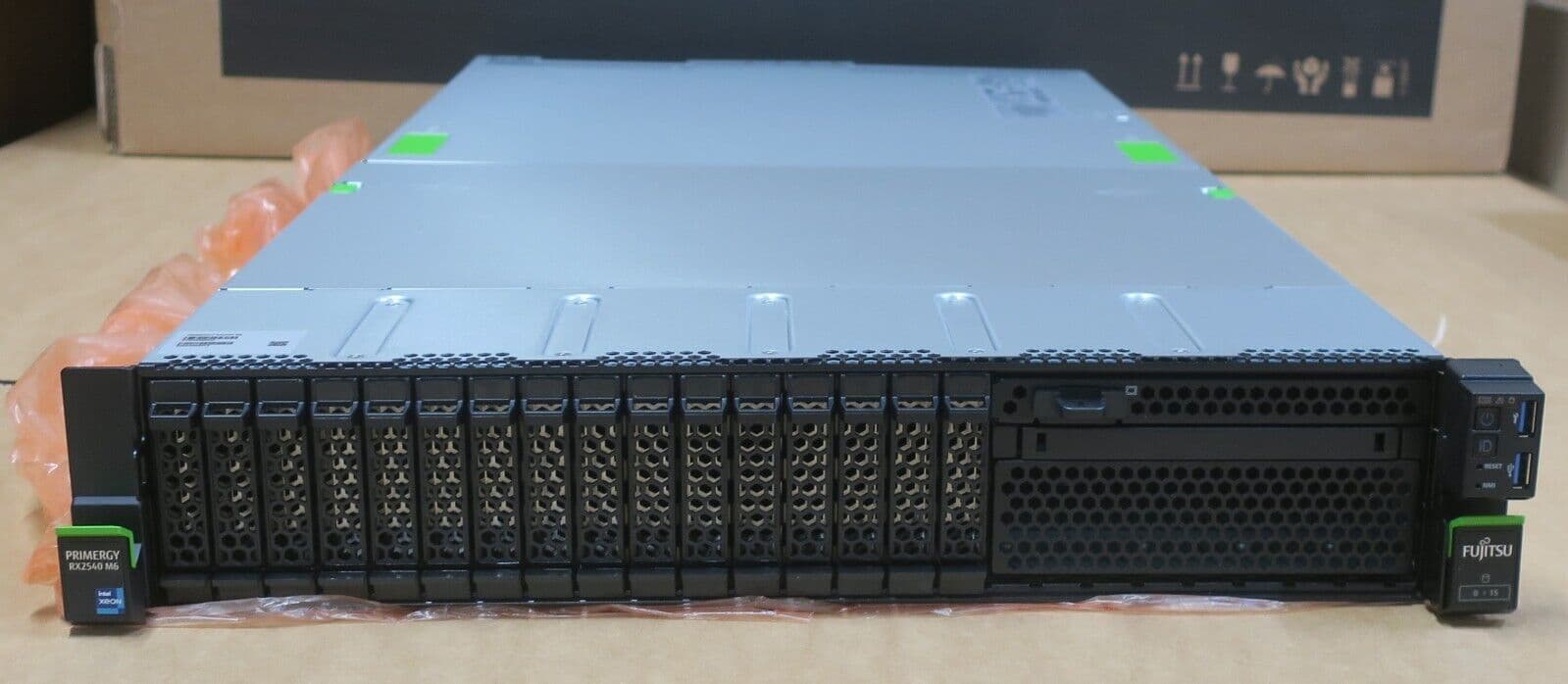 NEW Fujitsu Primergy RX2540 M6 Up To 2x Scalable CPU 32 DIMM 16Bay CTO new-fujitsu-primergy-rx2540-m6-up-to-2x-scalable-cpu-32-dimm-16bay-cto