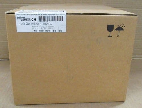 NEW Fujitsu Siemens Single Disk 300GB 10K FibreCAT CX3 D:FCXD1-30010-L HDD