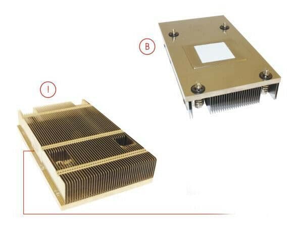 New Fujitsu V26898-B1001-V10 RX2540 M1M2 CS200 Cooling 1U CPU Processor Heatsink