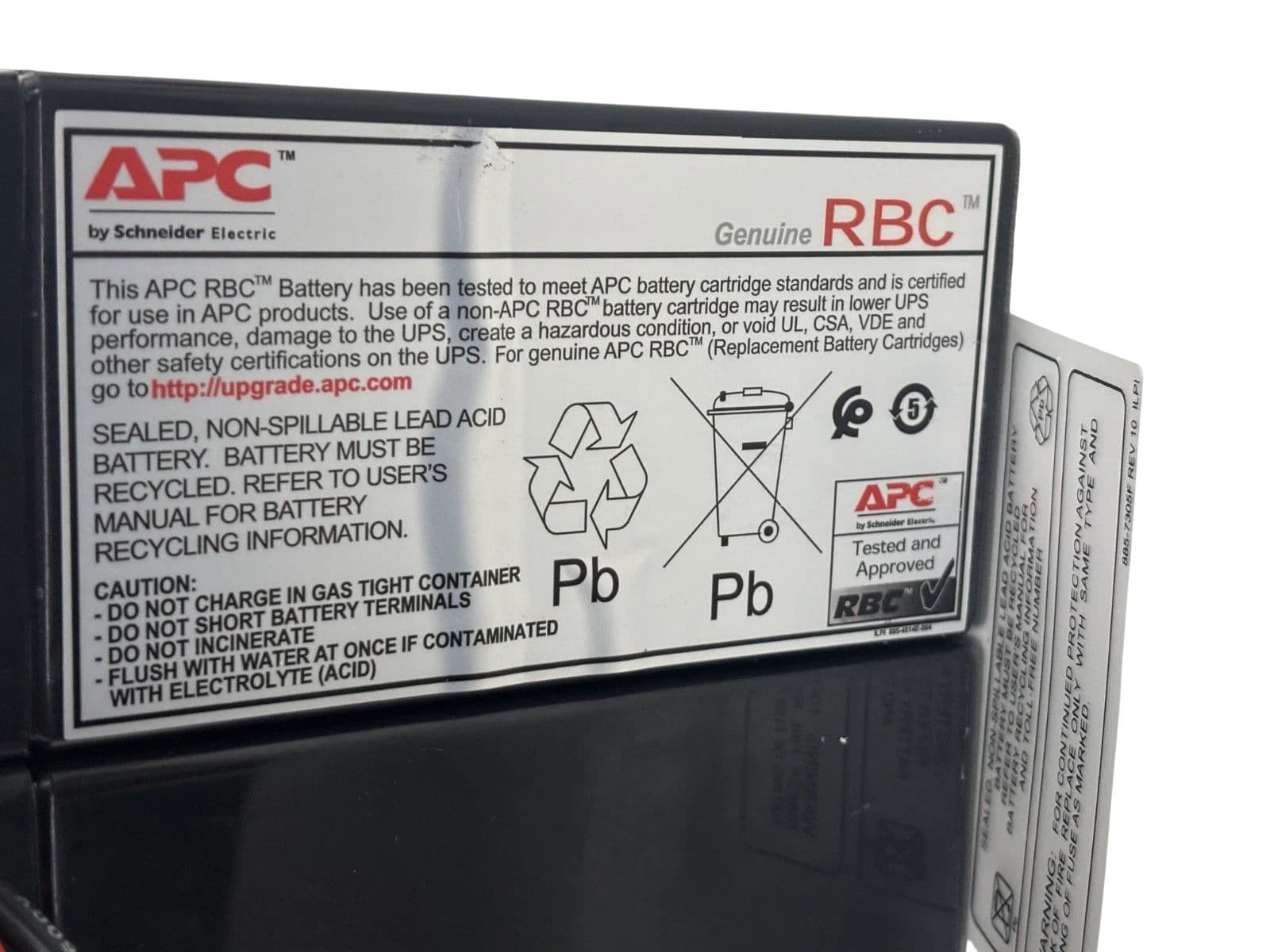 New Genuine APC RBC55 Replacement UPS 2-Cell Battery Cartridge