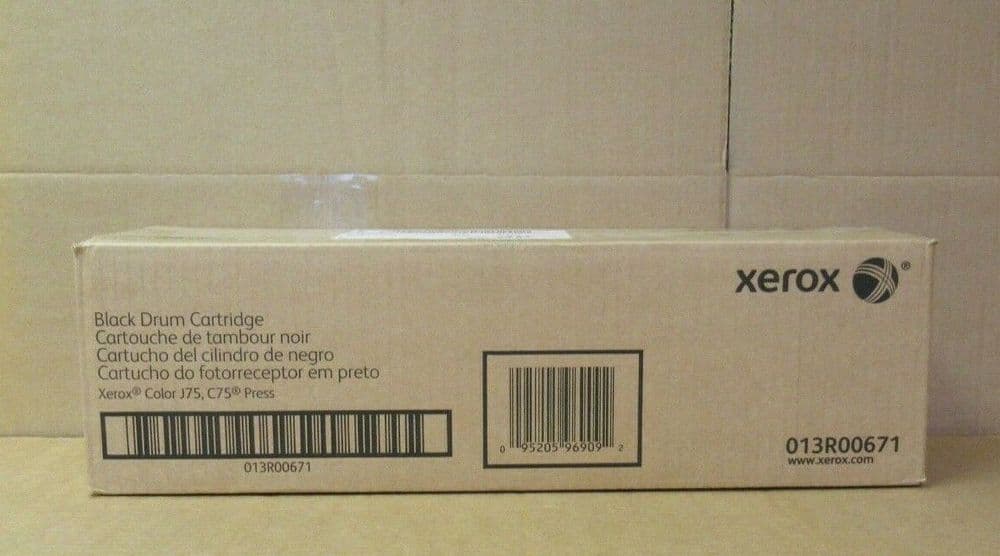 NEW Genuine Xerox 013R00671 Black Drum Cartridge For J75 C75 Press
