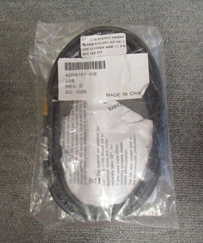 New Honeywell 42206161-01E Straight USB-A Male Serial Cable 8.5ft (2.6M) Black