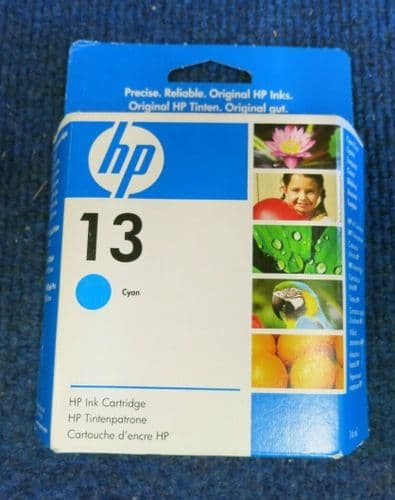 New HP 13 C4815AE Genuine Original Cyan Printer Ink Cartridge Jan 2010