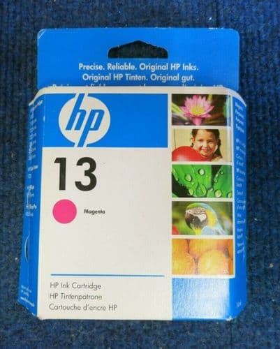 New HP 13 C4816AE Genuine Original Magenta Printer Ink Cartridge Feb 2010