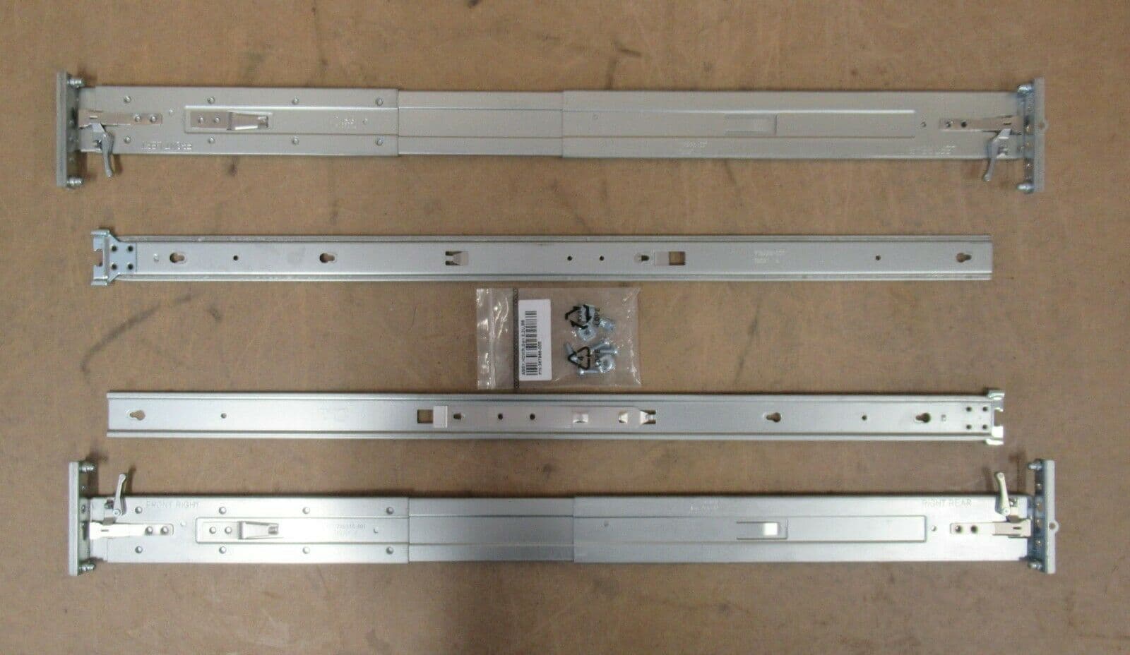 New HP ProLiant DL180 DL380 DL385 Gen9 Inner & Outer Sliding Rail Kit ...