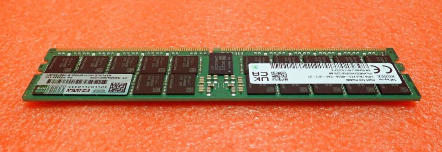 NEW HPE 64GB 2Rx4 DDR5 PC5-4800 288-Pin RDIMM ECC Memory