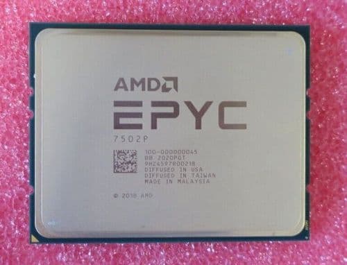 NEW HPE P19626-L21 AMD EPYC 7502P 32-Core 2.50GHz 128MB L3 Cache CPU Processor
