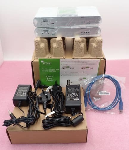 NEW Icron USB 3-2-1 Raven 3104 4-Port USB 3.1 CAT 6a/7 Point to Point Extender