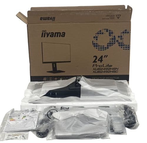 New Iiyama XUB2492HSC-B5 K ProLite 24Inch IPS 1920x1080 FHD USBC HDMI Monitor