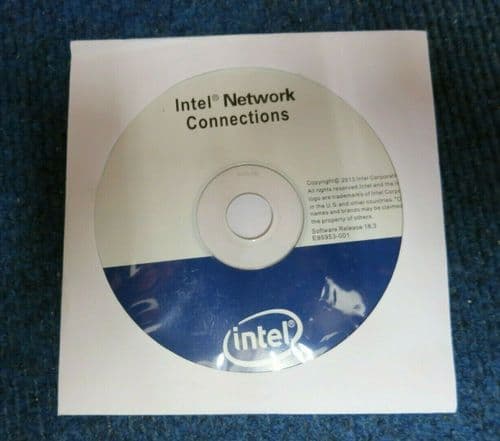 New Intel E95953-001 Network Connections Disk - Software Release 18.3