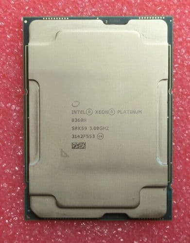 NEW Intel Xeon 24-Core Platinum 8360H 3.00GHz 33MB Server CPU Processor SRK59