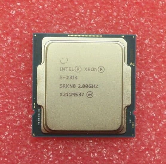NEW Intel Xeon E-2314 Quad-Core 2 80GHz 8MB Cache LGA1200 CPU Processor ...