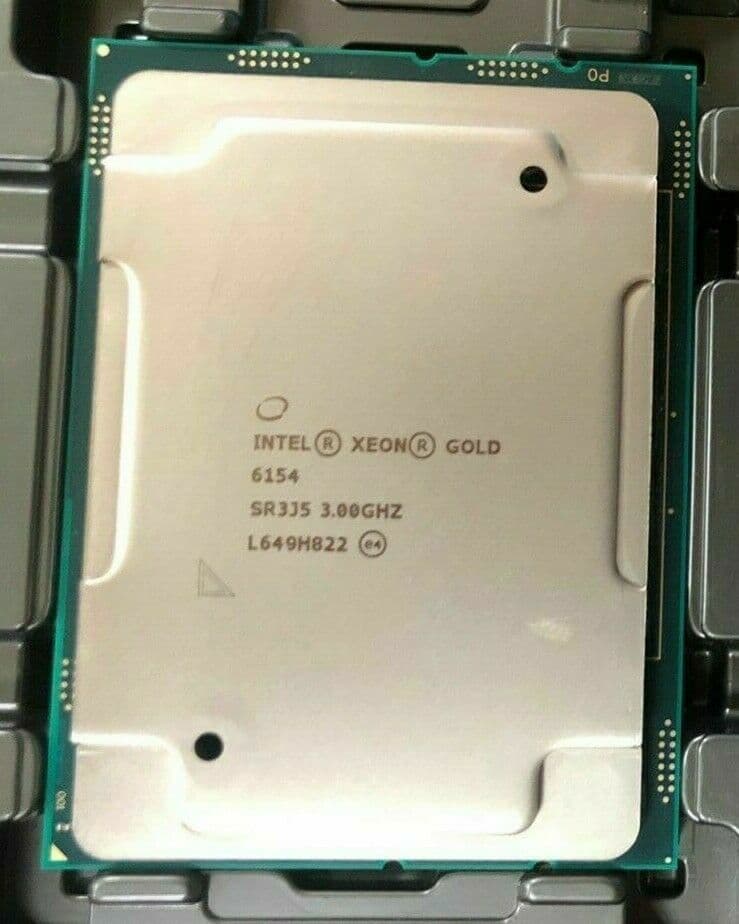 New Intel Xeon Gold 6154 Eighteen-Core 3GHz LGA3647 SR3J5 Server CPU ...