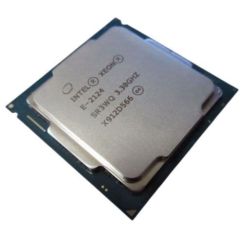 New Intel Xeon Quad-Core E-2124 3.30GHZ 8MB FCLGA1151 Server CPU Processor SR3WQ