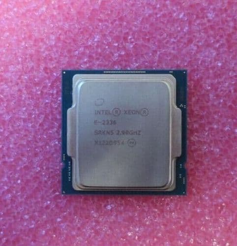 NEW Intel Xeon Six-Core E-2336 2.90GHz 12MB Cache LGA1200 Processor CPU SRKN5