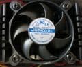 New Jamicon JF0510B1M 12V Socket 7 Ball Bearing CPU Cooling Fan And Heatsink