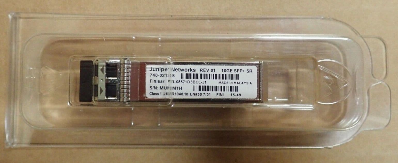 NEW Juniper Finisar 10Gb SR SFP Transceiver Module 740021308