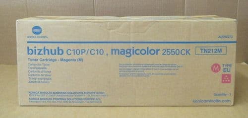 New Konica Minolta Bizhub Magenta Toner Cartridge TN212M Bizhub C10 C10P