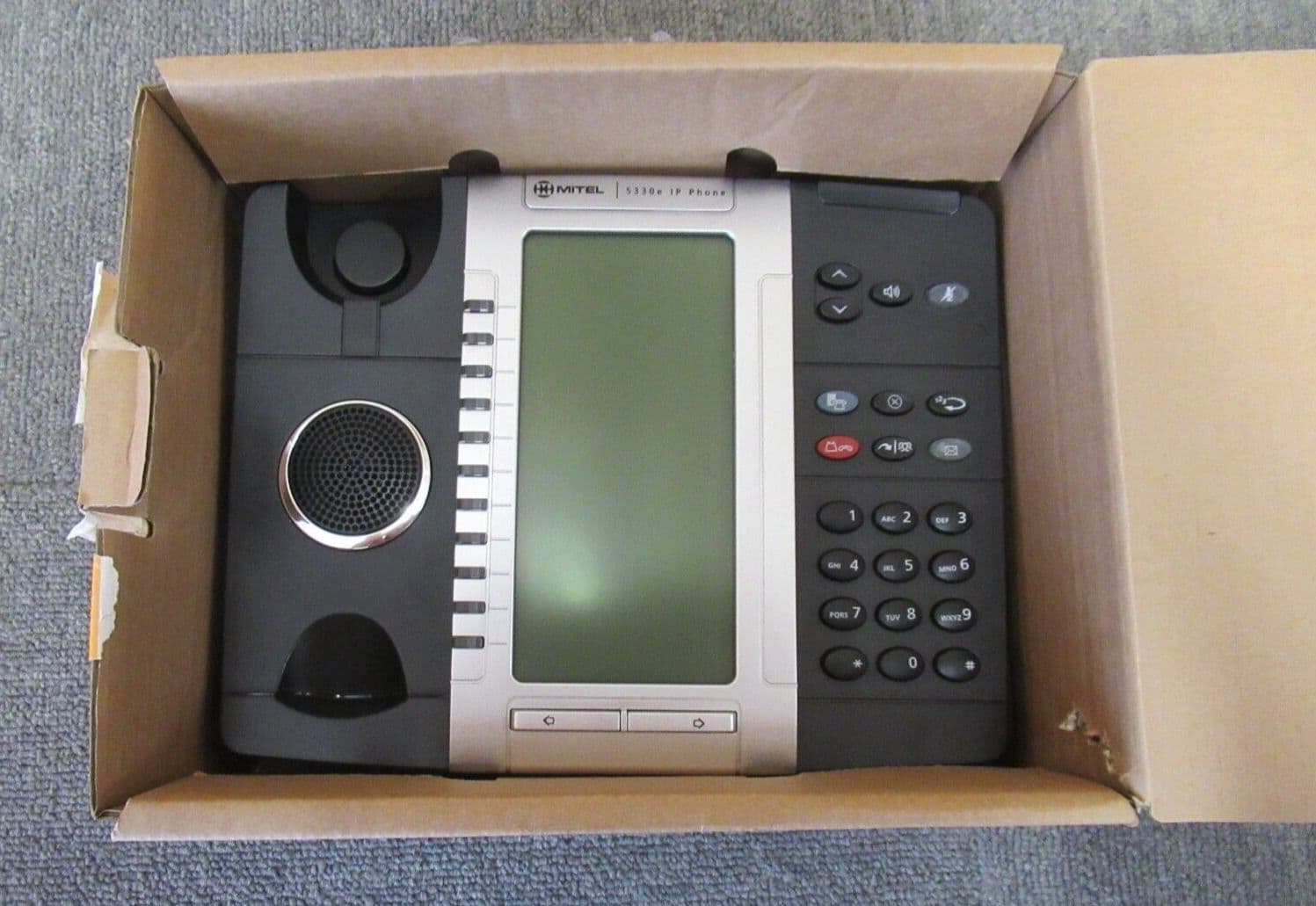 New Mitel 5330e 5006476 Large Display IP Gigabit Desk Phone NO HANDSET