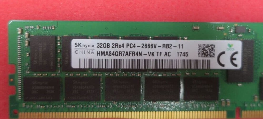 メモリー DDR4-(32GBx4)-128GB, 2666mhz,PC4-2666V New Oracle 32GB 2Rx4 DDR4 PC4-2666V ECC REG 288-Pin Server