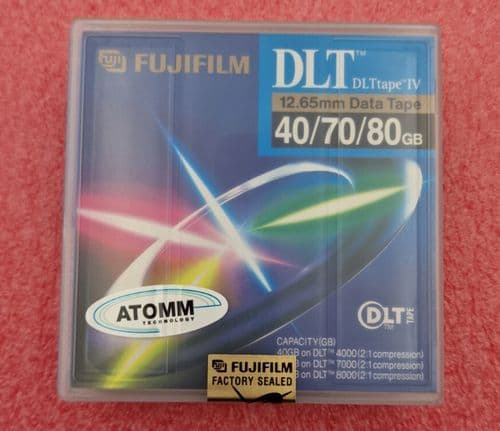 New Sealed Fujifilm DLT-IV 4 Backup 12.65 mm Data Tape 40/70/80GB