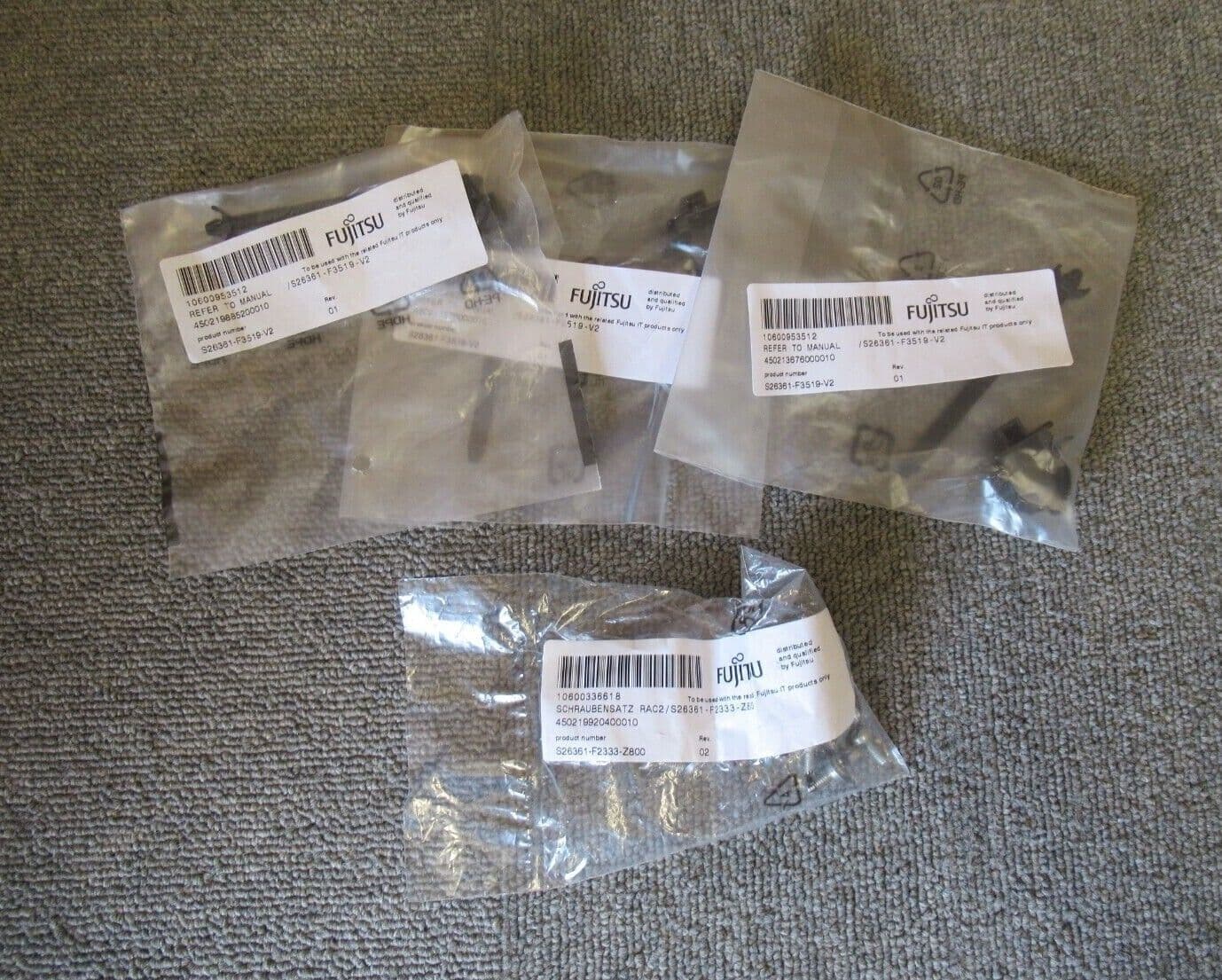 New Sealed Fujitsu S26361 Primergy RX200 S7 Server Accessory kit for