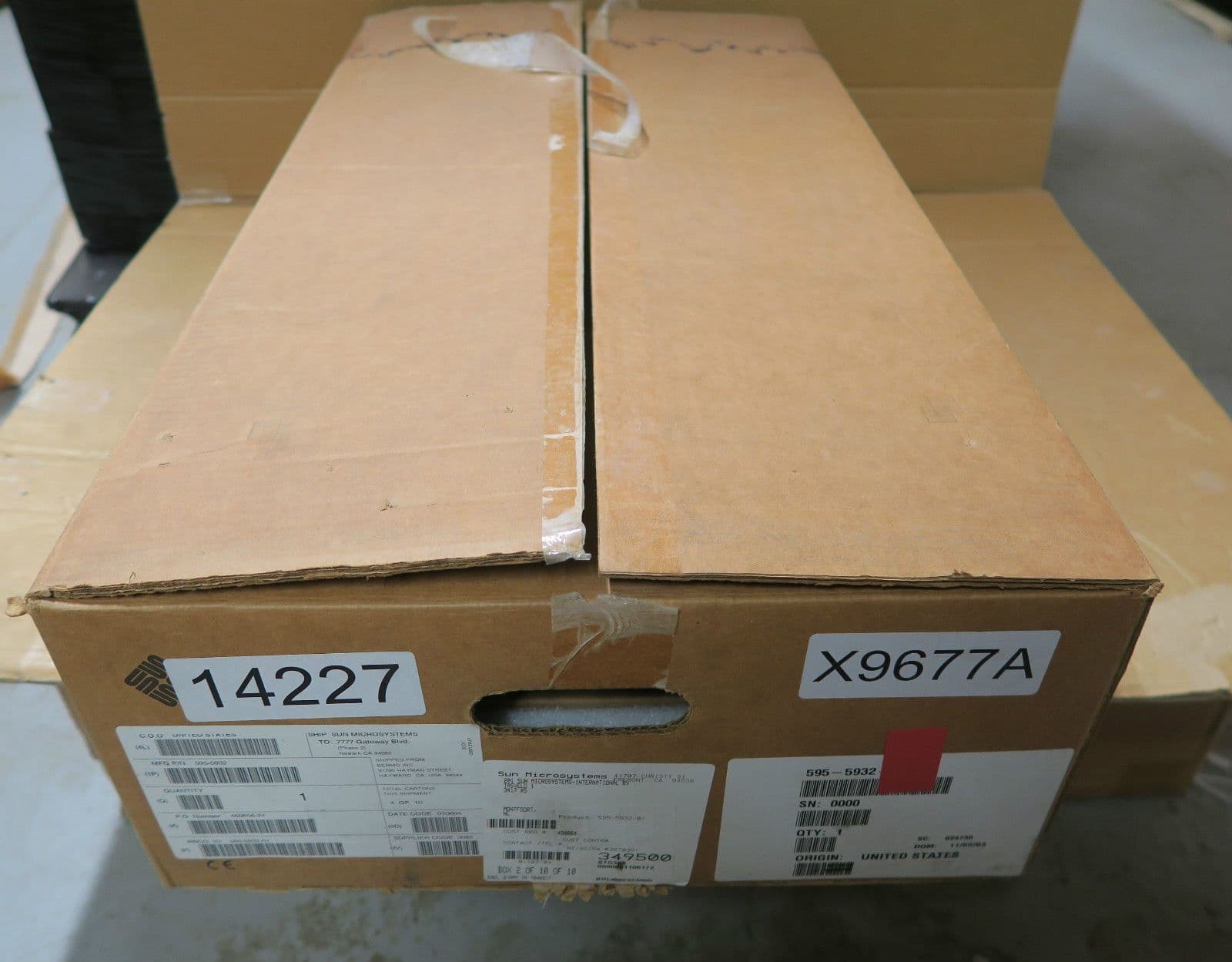 NEW Sun Microsystems T3 X9677A 4U Rackmount Kit StorEdge Sun FireSun ...