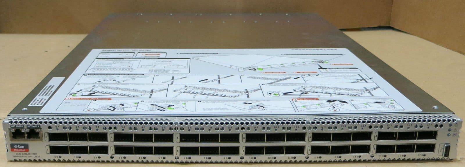 New Sun Oracle 541-3495 Datacenter Infiniband IB QDR 36 1U 36 Port ...