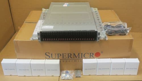 NEW Supermicro SuperServer 2029TP-HC0R 24x 2.5" Bay 4x X11DPT-PS CTO Server Node