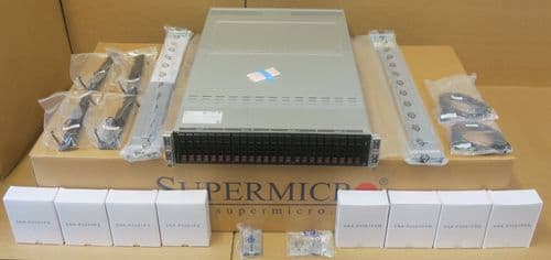 NEW Supermicro SuperServer 2029TP-HC0R 24x 2.5" Bay 4x X11DPT-PS CTO Server Node - 404316204431