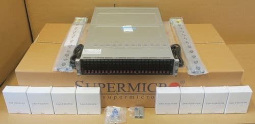 NEW Supermicro SuperServer 2029TP-HC1R 24x 2.5" Bay 4x X11DPT-PS CTO Server Node