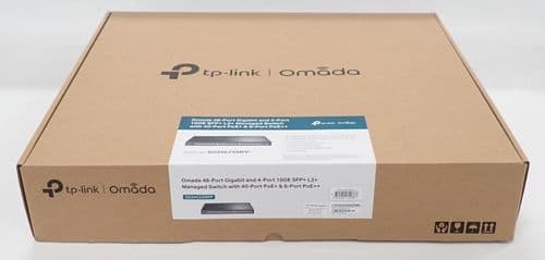 NEW TP-Link Omada 40x 1G PoE+ 8x 1G PoE++ RJ45 4x 10G SFP+ L2+ Switch SG3452XMPP