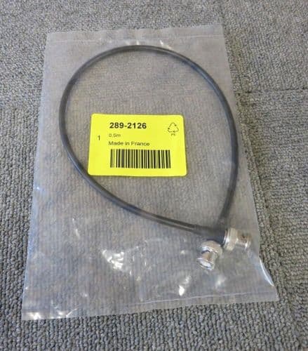 New Tyco Electronics 1312455-1 BNC plug To BNC plug Coaxial Cable 0.5M