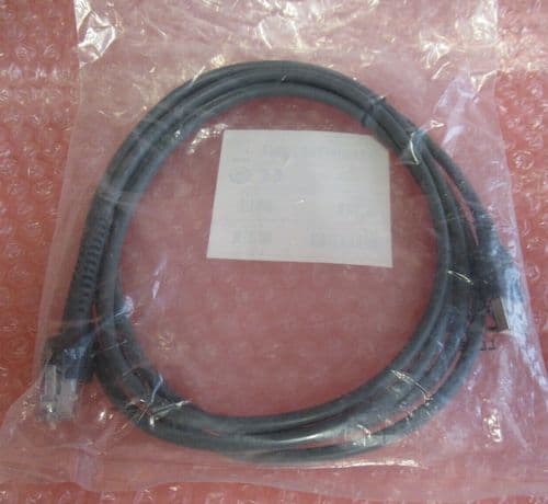 New Zebra CBA-U01-S07ZAR 1PCBA-U01-S07ZAR USB Straight Cable Type A USB 7ft Gray