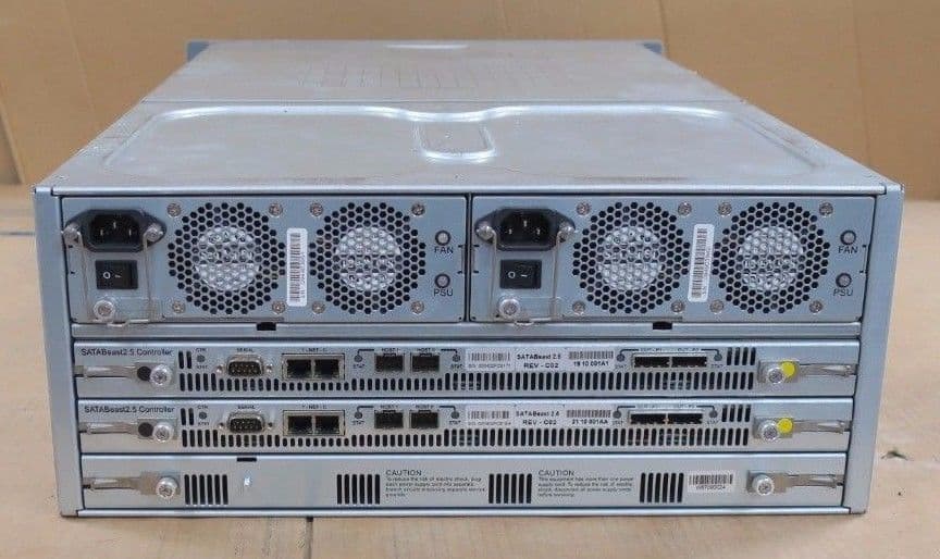 Nexsan SASBeast J28-14600HFRG 2x 8Gb Controller 2x PSU 17 1TB Storage Array