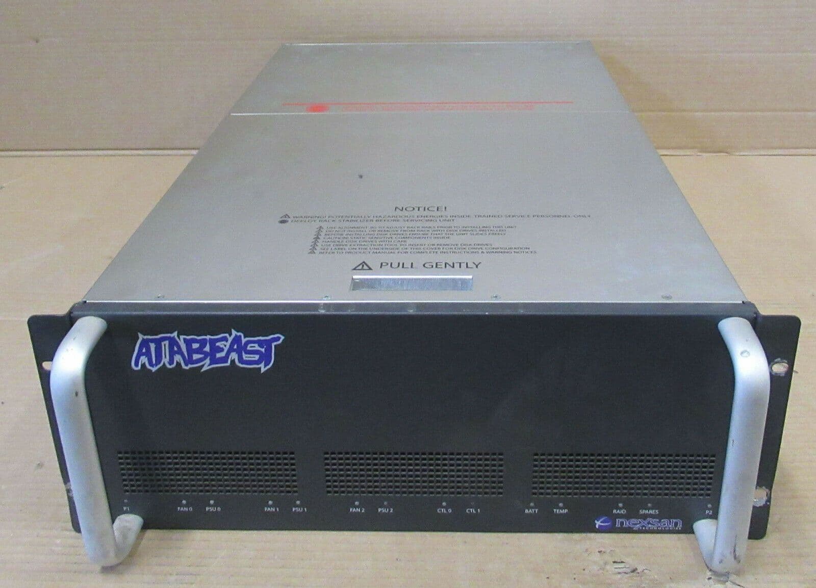 NexSAN SATAbeast FC ISCSI Storage Array RAID Fibre to IDE 12 6Tb SAN Array Nexsan satabeast fc iscsi storage array raid fibre to ide 12 6tb san array
